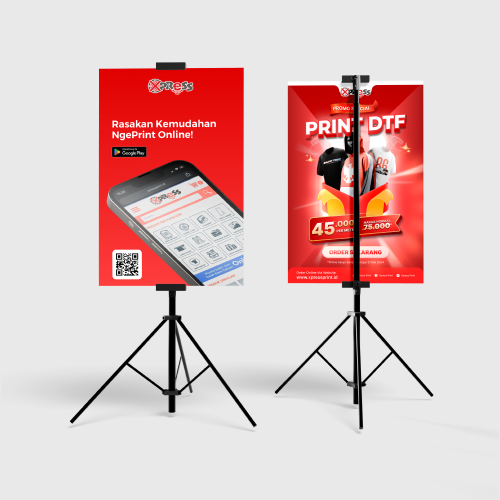 Tripod Banner 2 Sisi