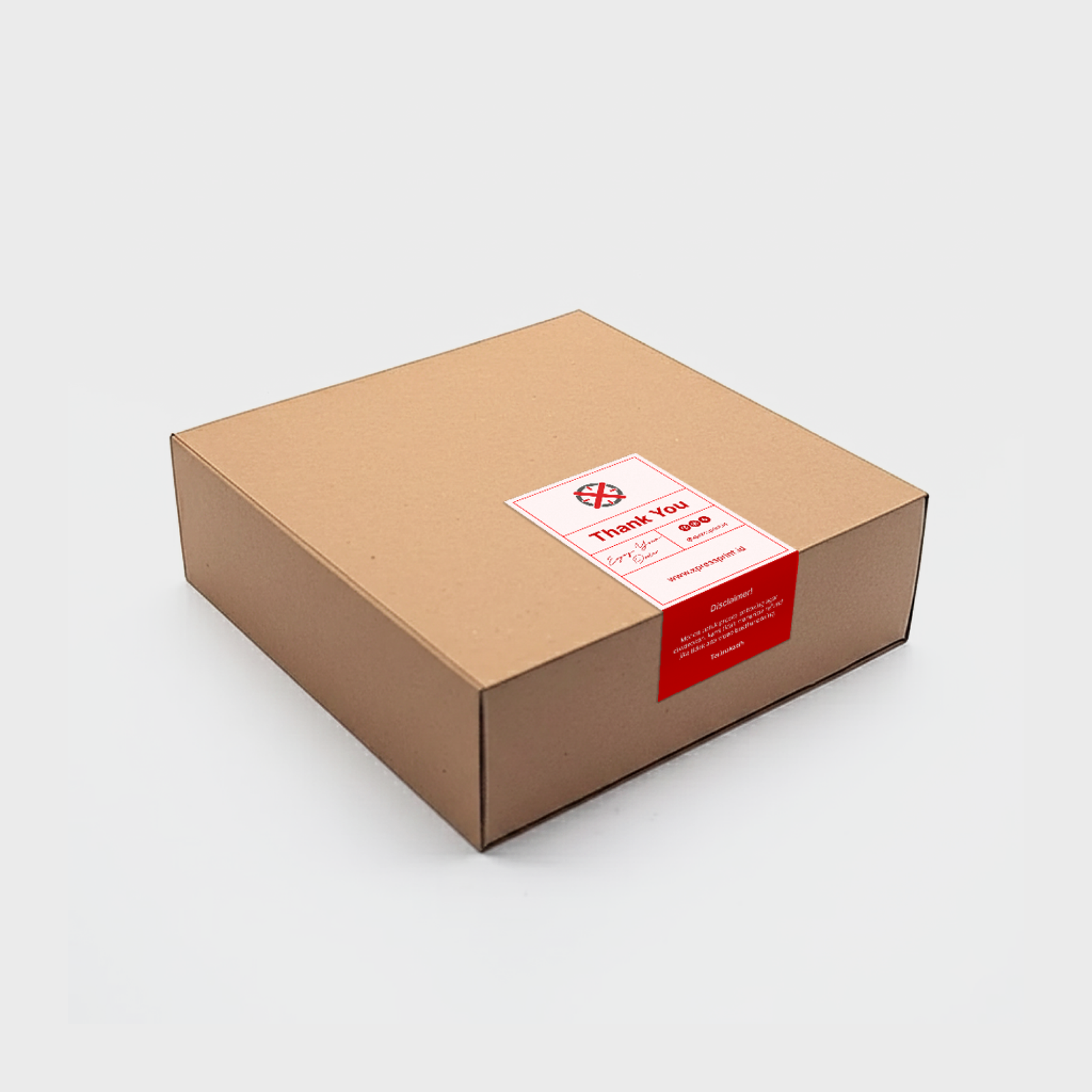 Sticker Label - 4 x 8 cm