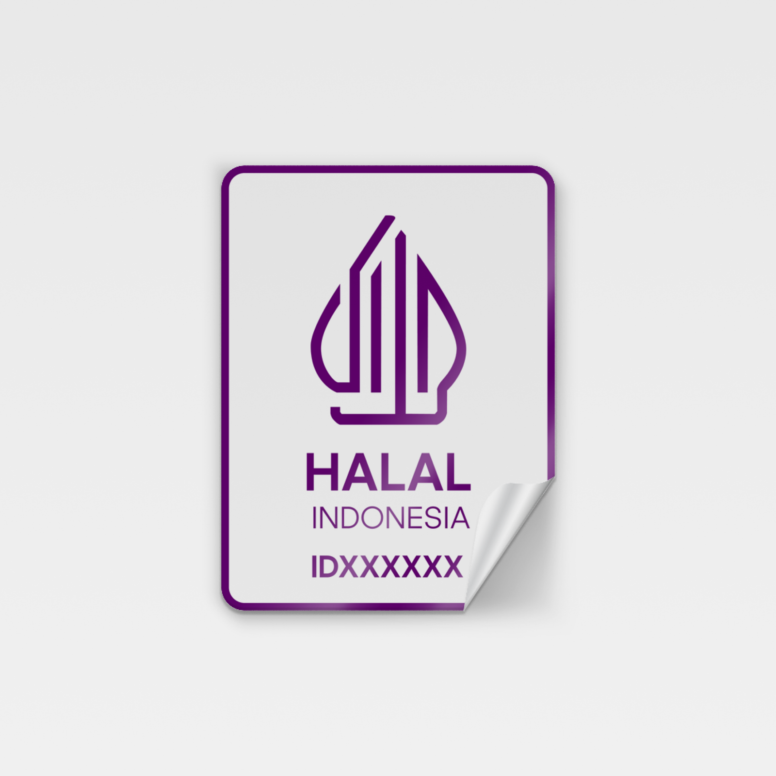 Sticker Label - 3 x 4 cm